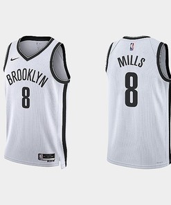 Brooklyn Nets Patty Mills 8 2022-23 Association Edition White Men Jersey Swingman