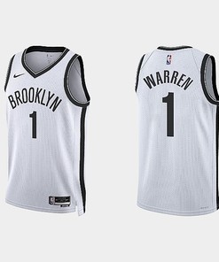 Brooklyn Nets T.J. Warren 1 2022-23 Association Edition White Men Jersey Swingman