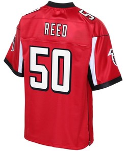 Brooks Reed Atlanta Falcons Nfl Pro Line Team Color Player Jersey - Red
