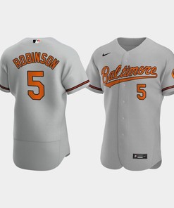 Brooks Robinson 5 Baltimore Orioles Gray Road Jersey