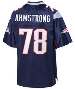 Bruce Armstrong New England Patriots Nfl Pro Line Retired Player Jersey - Navy