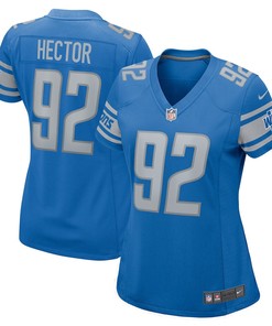 Bruce Hector Detroit Lions Women's Player Game Jersey - Blue