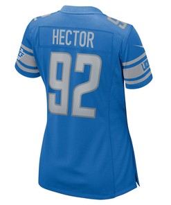 Bruce Hector Detroit Lions Women's Player Game Jersey - Blue