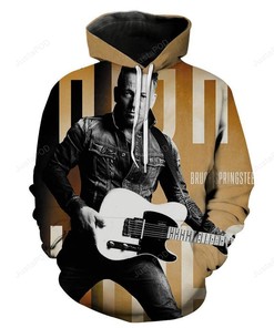 Bruce Springsteen Style 4 3D Hoodie Zip Hoodie