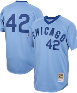 Bruce Sutter Chicago Cubs Mitchell & Ness Road 1976 Cooperstown Collection Authentic Jersey - Light Blue Mlb
