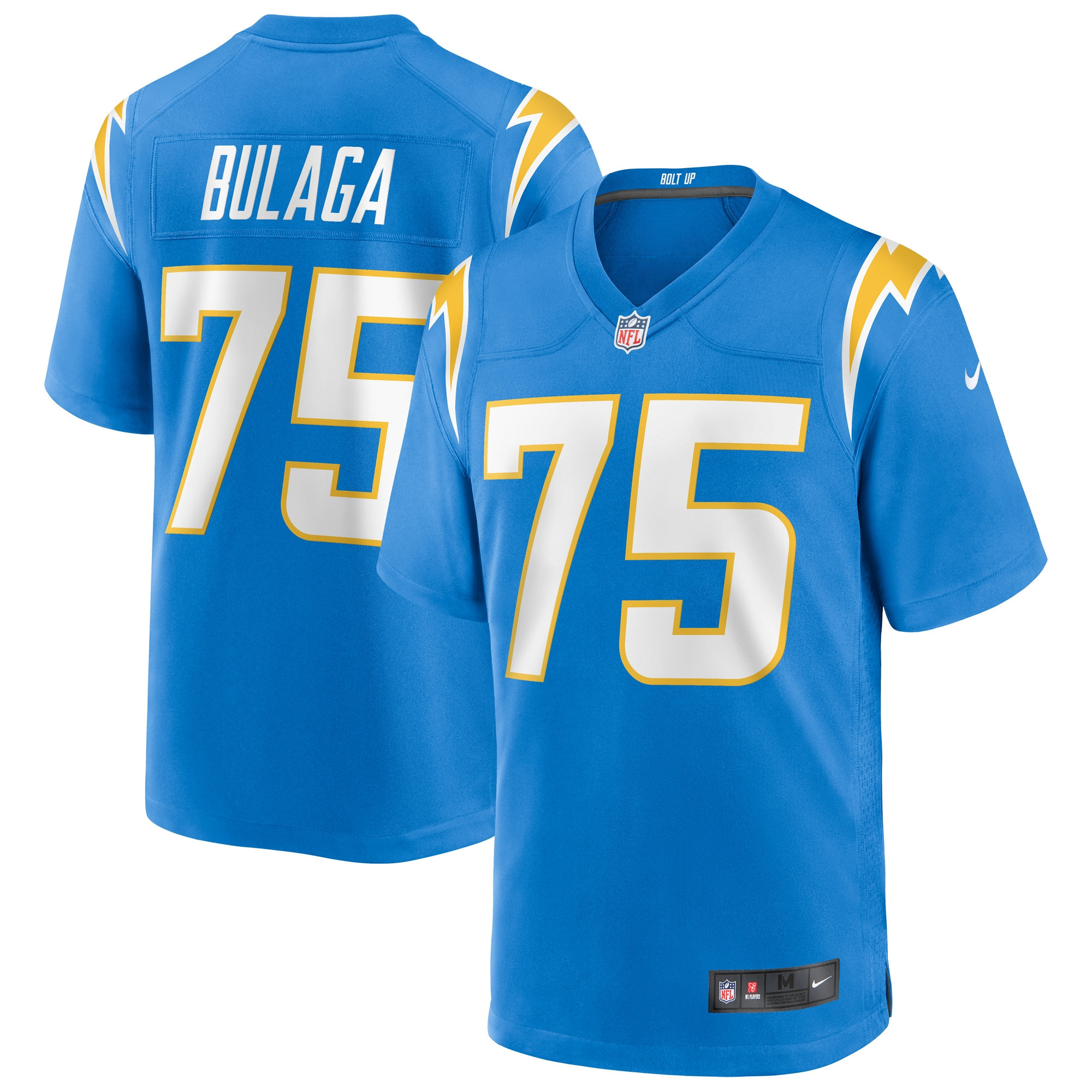 Bryan Bulaga Los Angeles Chargers Game Jersey - Powder Blue Nfl