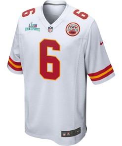 Bryan Cook 6 Kansas City Chiefs Super Bowl LVII Champions Men Game Jersey - White
