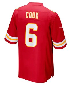 Bryan Cook Kansas City Chiefs Game Player Jersey - Red