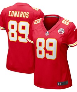 Bryan Edwards 89 Kansas City Chiefs Women's Home Game Player Jersey - Red