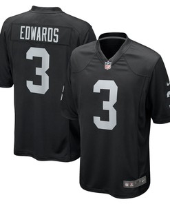 Bryan Edwards Las Vegas Raiders Game Player Jersey - Black Nfl