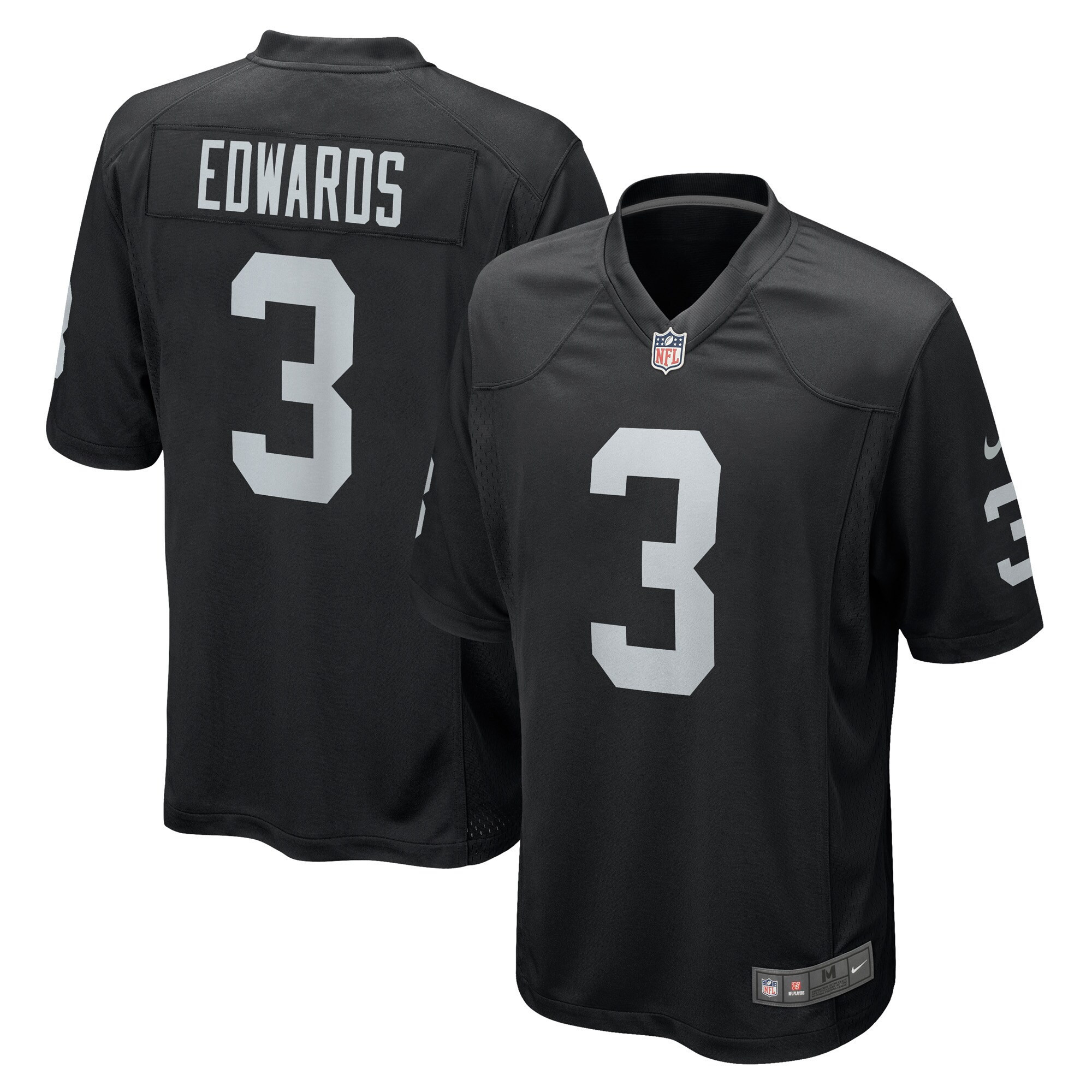 Bryan Edwards Las Vegas Raiders Game Player Jersey - Black Nfl