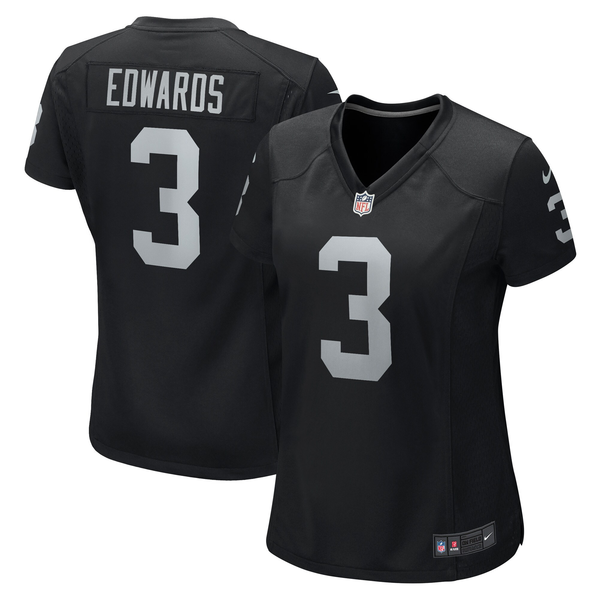 Bryan Edwards Las Vegas Raiders Womens Game Player Jersey - Black Nfl
