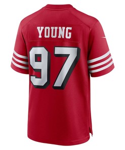 Bryant Young 97 San Francisco 49ers Retired Alternate Game Jersey - Scarlet