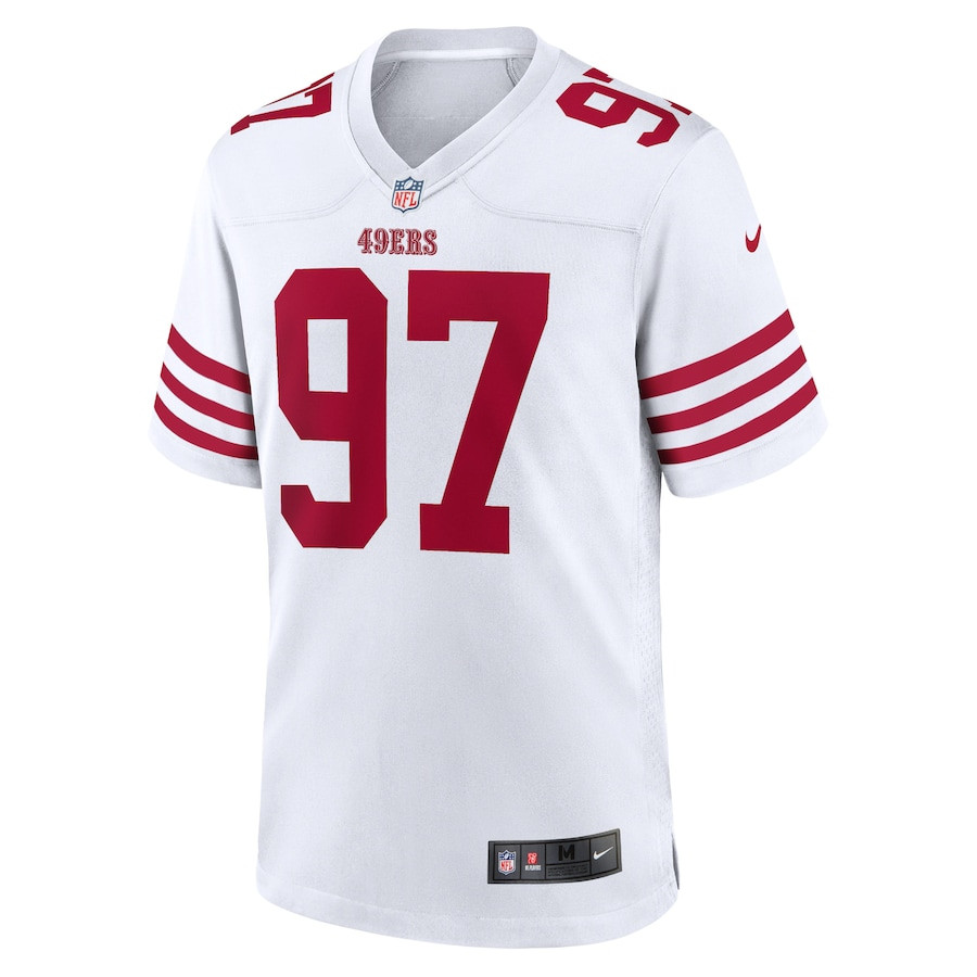Bryant Young 97 San Francisco 49ers Retired Player Game Jersey - White