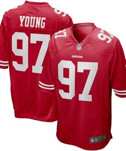 Bryant Young San Francisco 49ers Nike Game Retired Player Jersey - Scarlet