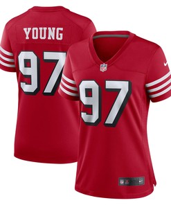 Bryant Young San Francisco 49ers Womens Alternate Game Jersey - Scarlet Nfl