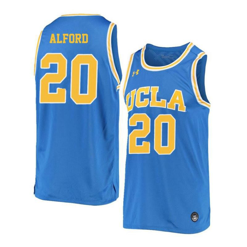 Bryce Alford 20 UCLA Bruins Retro Elite Basketball Men Jersey - Blue