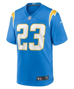 Bryce Callahan 23 Los Angeles Chargers Game Jersey - Powder Blue