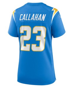 Bryce Callahan 23 Los Angeles Chargers Women's Game Jersey - Powder Blue