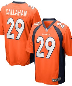 Bryce Callahan Denver Broncos Game Jersey - Orange Nfl