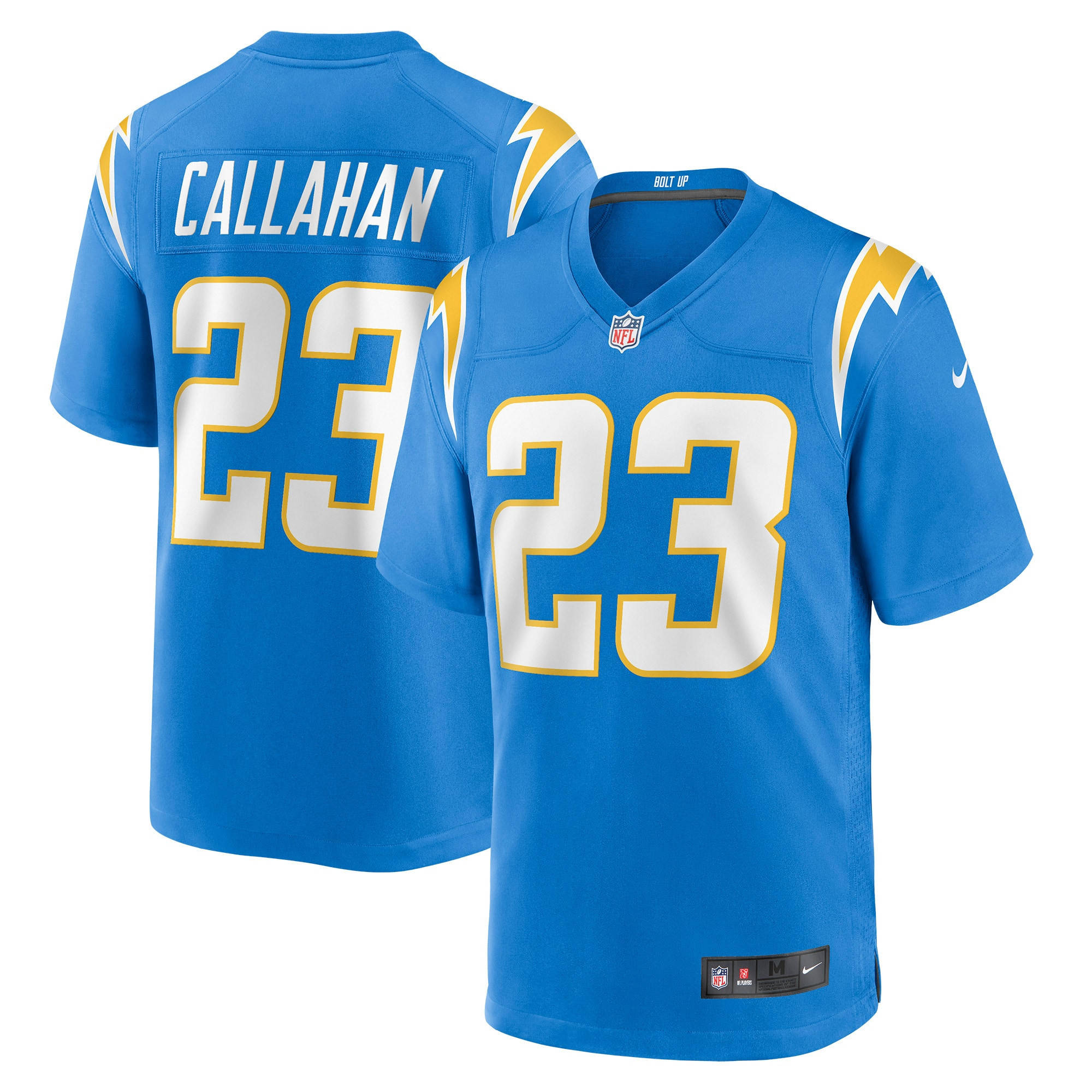 Bryce Callahan Los Angeles Chargers Game Jersey - Powder Blue Nfl