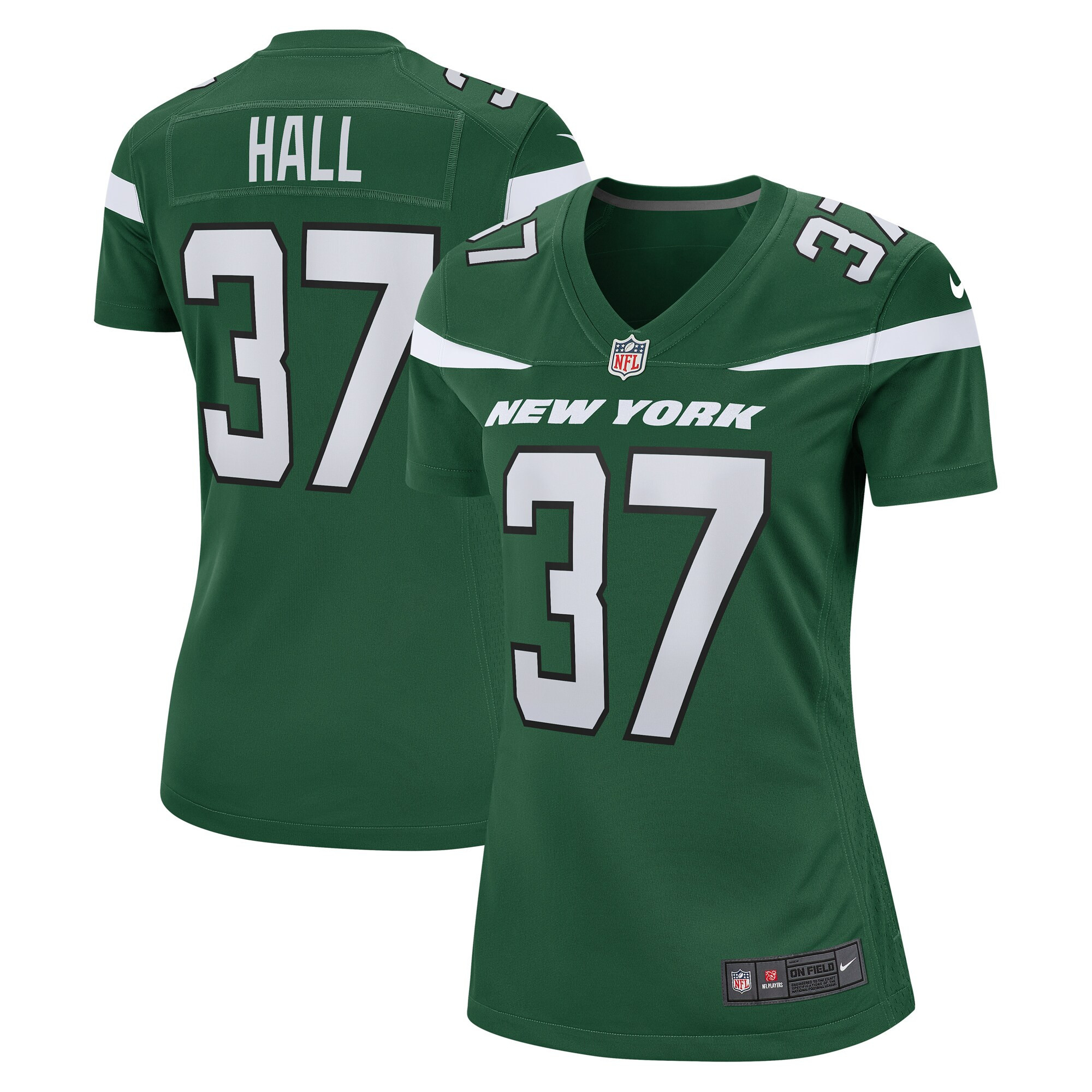 Bryce Hall New York Jets Womens Game Jersey - Gotham Green Nfl