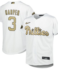 Bryce Harper Philadelphia Phillies 2022 Mlb All-star Game Replica Player Jersey - White Mlb