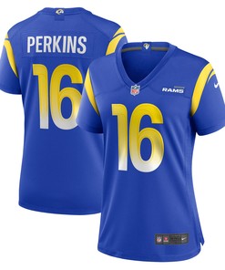 Bryce Perkins Los Angeles Rams Womens Game Player Jersey - Royal Nfl