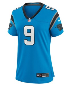 Bryce Young 9 Carolina Panthers Women's Draft First Round Pick Game Jersey - Blue