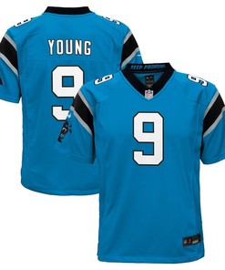 Bryce Young 9 Carolina Panthers Youth 2023 Draft First Round Pick Alternate Game Jersey - Blue
