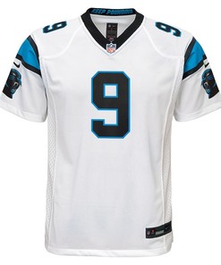 Bryce Young 9 Carolina Panthers Youth 2023 Draft First Round Pick Game Jersey - White