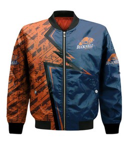 Bucknell Bison Bomber Abstract Pattern Sport- NCAA