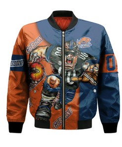 Bucknell Bison Bomber Jacket Football Go On - NCAA