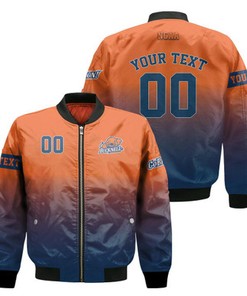 Bucknell Bison Fadded Bomber Jacket - NCAA