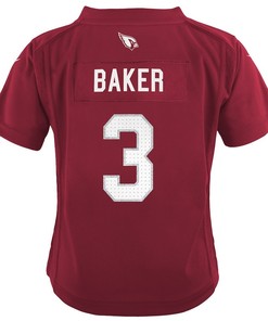 Budda Baker 3 Arizona Cardinals Preschool Game Jersey - Cardinal