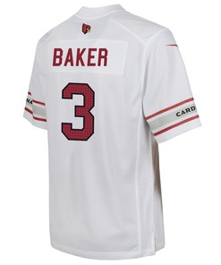 Budda Baker 3 Arizona Cardinals Youth Game Player Jersey - White