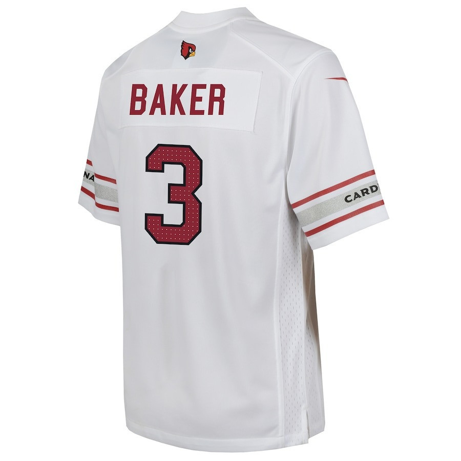 Budda Baker 3 Arizona Cardinals Youth Game Player Jersey - White