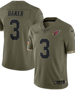 Budda Baker Arizona Cardinals 2022 Salute To Service Limited Jersey - Olive