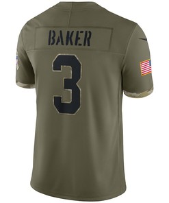 Budda Baker Arizona Cardinals 2022 Salute To Service Limited Jersey - Olive