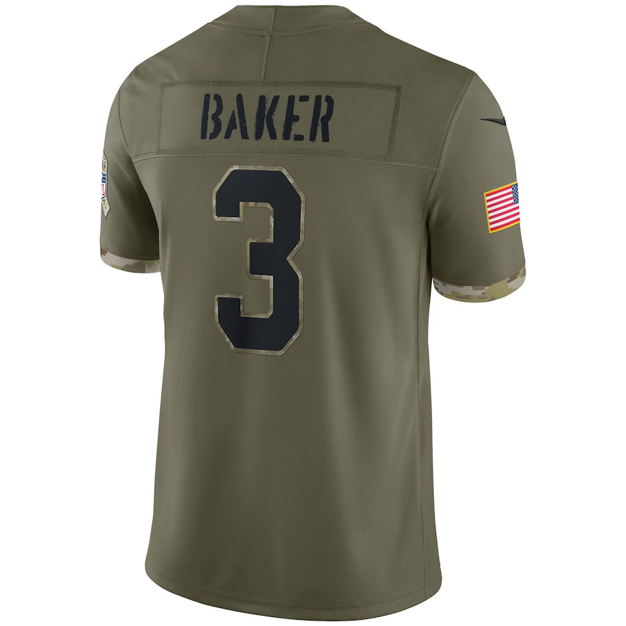 Budda Baker Arizona Cardinals 2022 Salute To Service Limited Jersey - Olive