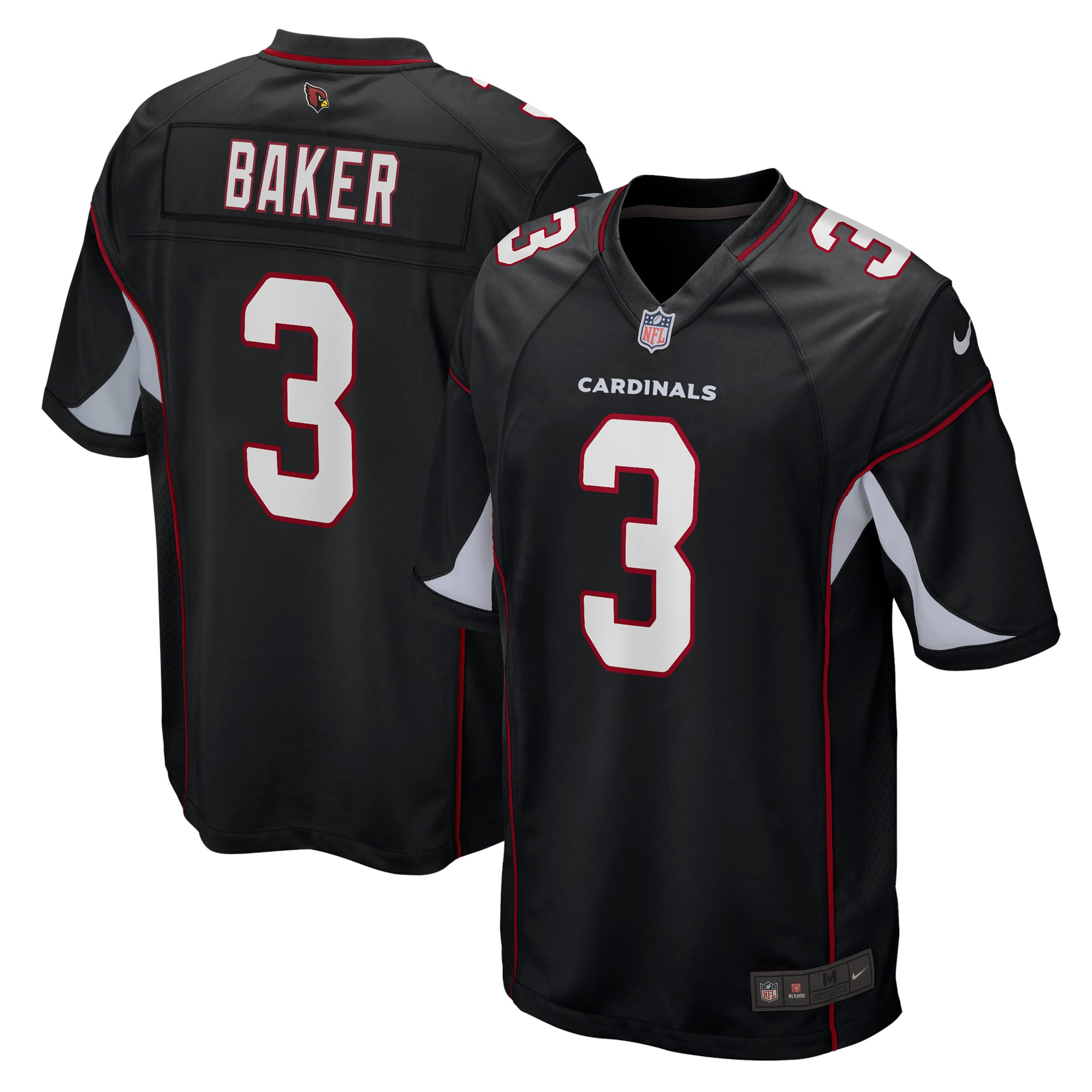Budda Baker Arizona Cardinals Alternate Game Jersey - Black Nfl