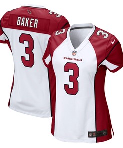 Budda Baker Arizona Cardinals Womens Game Jersey - White Nfl