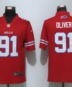 Buffalo Bill Branded Oliver #91 2020 Nfl Red Jersey Jersey