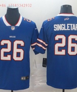Buffalo Bill Devin Singletary #26 2020 Nfl Blue Jersey Jersey