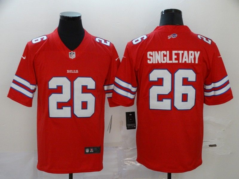 Buffalo Bill Devin Singletary #26 2020 Nfl New Arrival Red Jersey