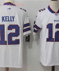 Buffalo Bill Jim Kelly #12 2020 Nfl New Arrival White Jersey