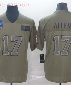 Buffalo Bill Josh Allen #17 2020 Nfl Grey Jersey Jersey
