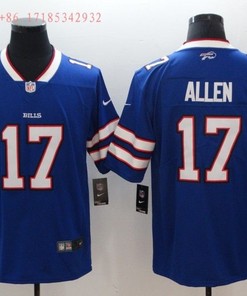 Buffalo Bill Josh Allen #17 2020 Nfl New Arrival Blue Jersey