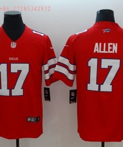 Buffalo Bill Josh Allen #17 2020 Nfl Red Jersey Jersey