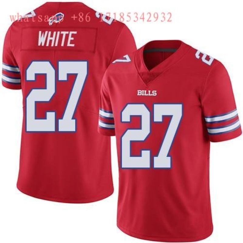 Buffalo Bill Tredavious White #27 2020 Nfl Red Jersey